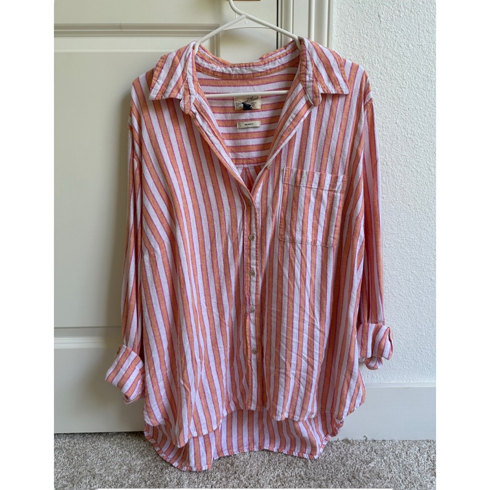 Target Universal Threads Striped Button-Down Shirt